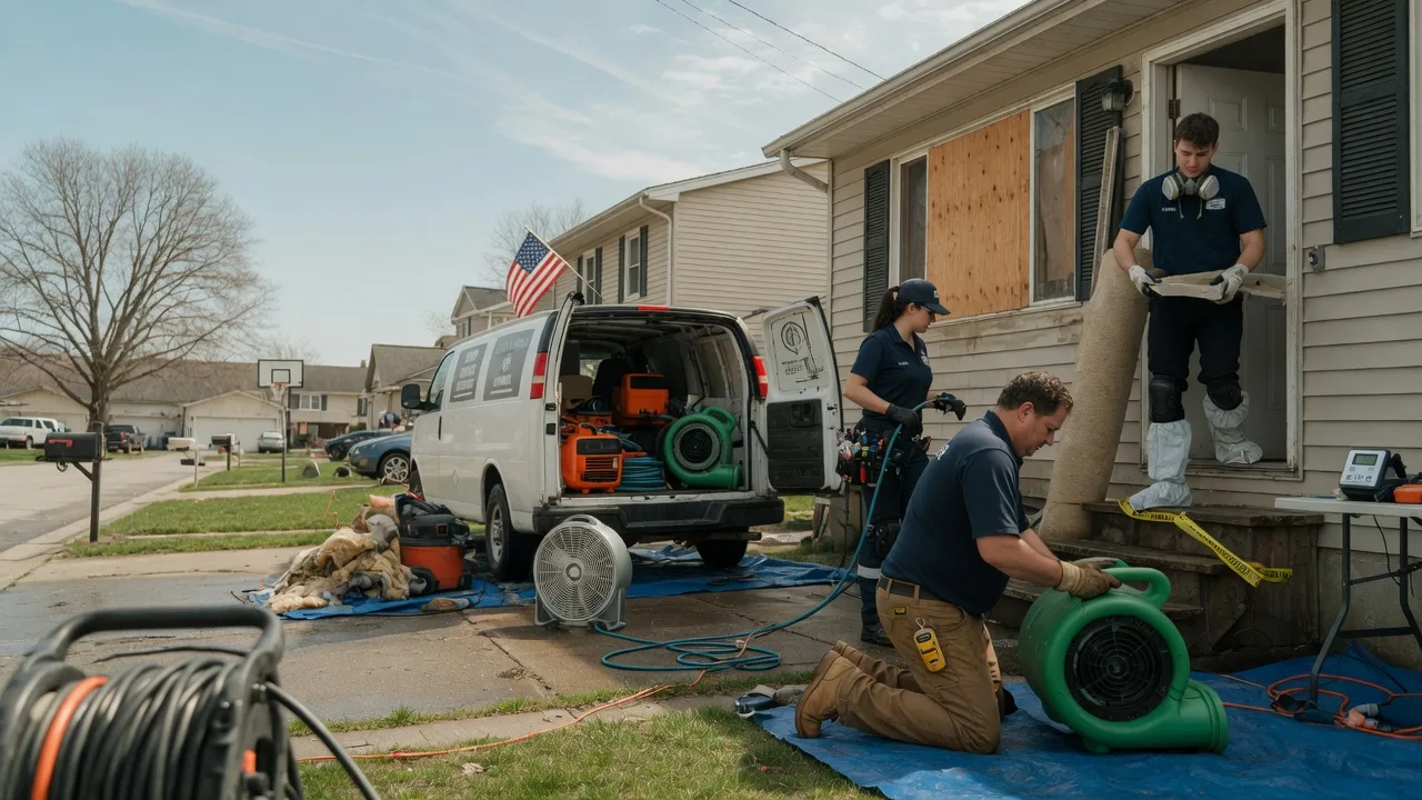 Water Damage Restoration in Michigantown, IN near me